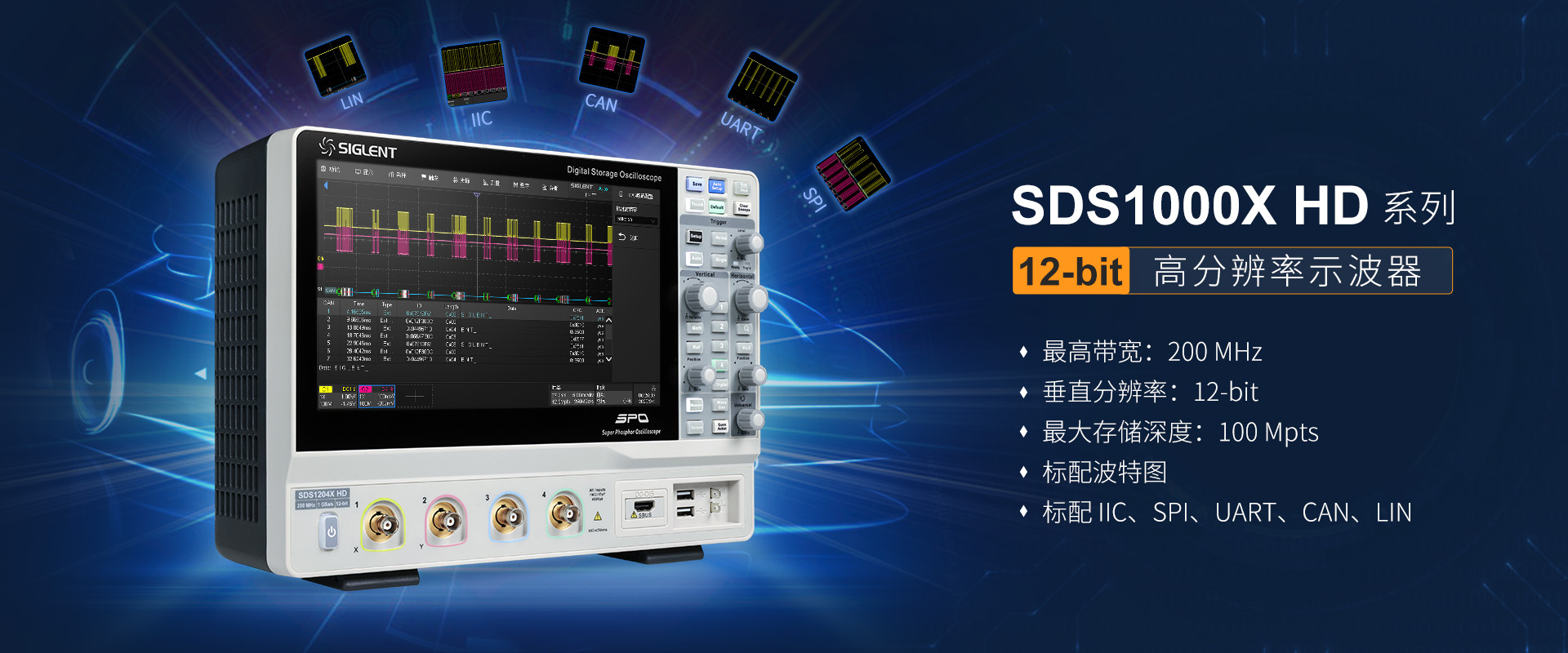 sds1000x hd示波器全新發(fā)布